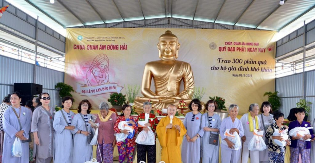 Sóc Trăng: Chùa Quan Âm Đông Hải trang nghiêm tổ chức Đại lễ Vu Lan