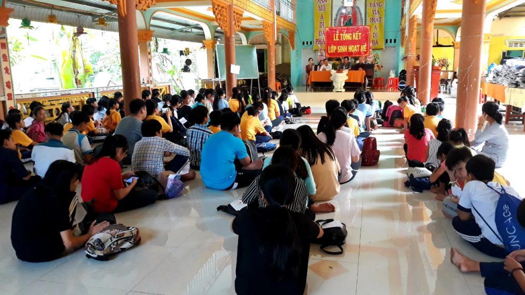 Đồng Tháp: Tổng kết Khoá tu mùa hè 2019 tại chùa Linh Quang