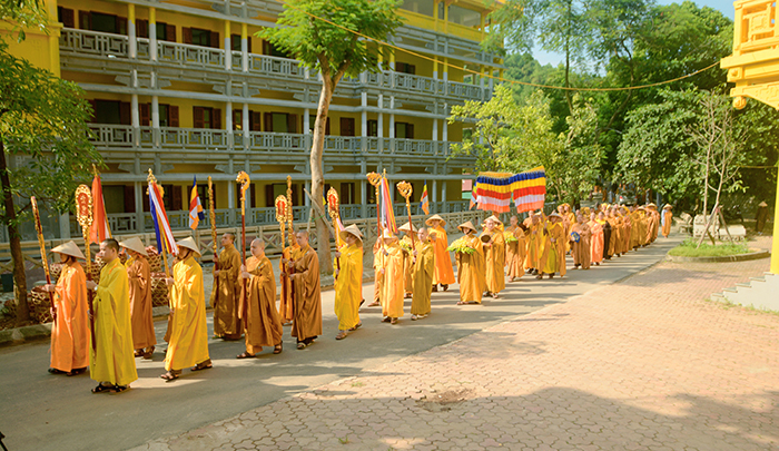 TP.Hà Nội: Khép lại đại lễ Vu lan Báo hiếu tại Hạ trường Sóc Thiên Vương Học viện PGVN