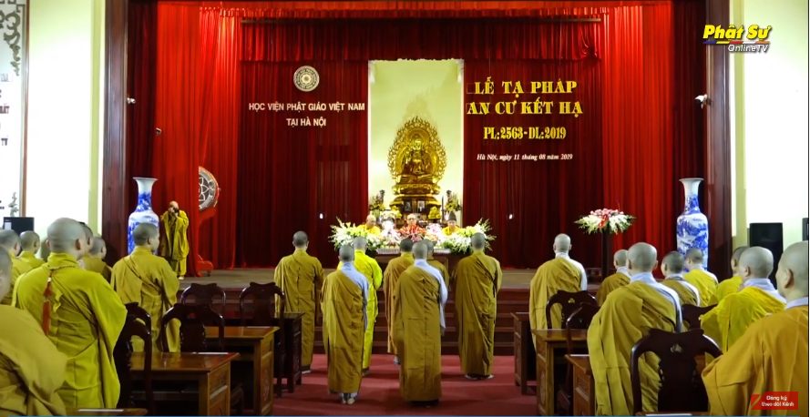 [Video] Hà Nội: Lễ Tạ Pháp Của Tăng Ni trường Hạ Sóc Thiên Vương tại học viện Phật giáo Việt Nam
