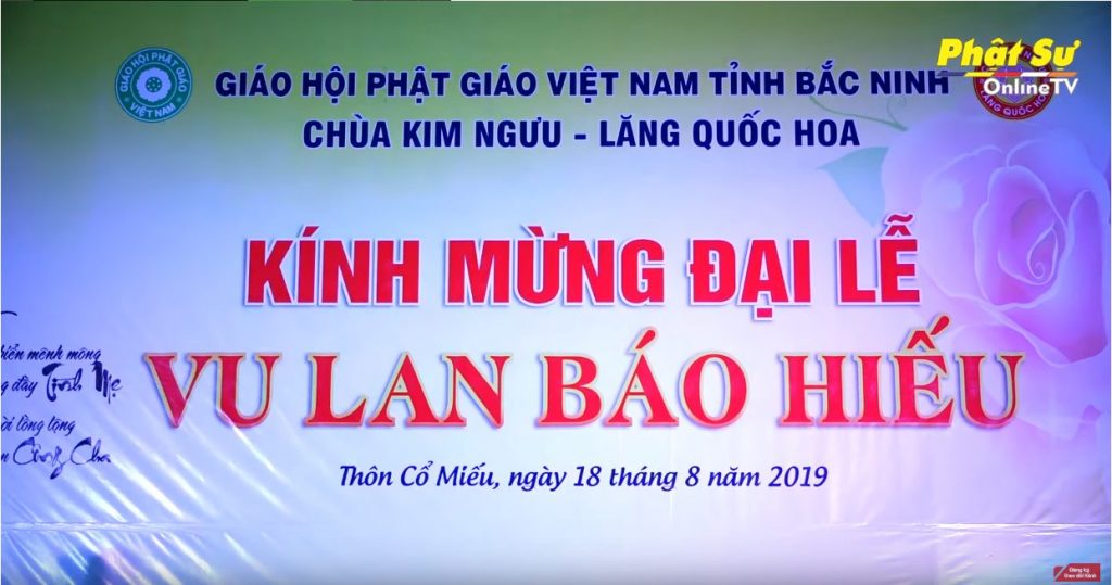 [Video] Bắc Ninh: Lễ vu lan và cài bông hồng tri ân báo hiếu tại chùa Kim Ngưu