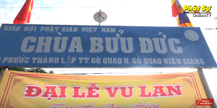 [ Video] Kiên Giang: Chùa Bửu Đức trang nghiêm tổ chức Đại lễ Vu lan và Báo hiếu PL.2563