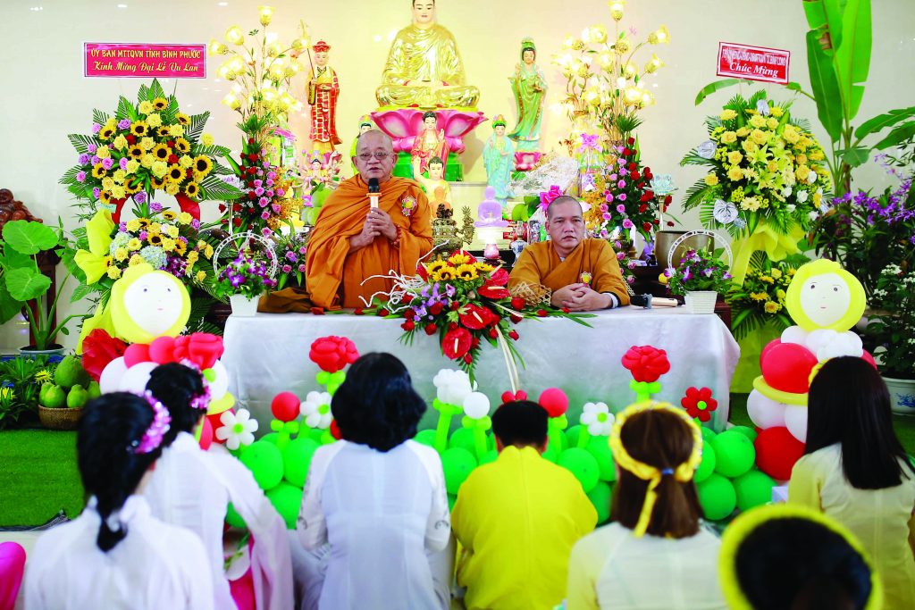 Bình Phước: Chùa Tân Minh thị xã Bình Long tổ chức Đại lễ Vu lan Báo hiếu