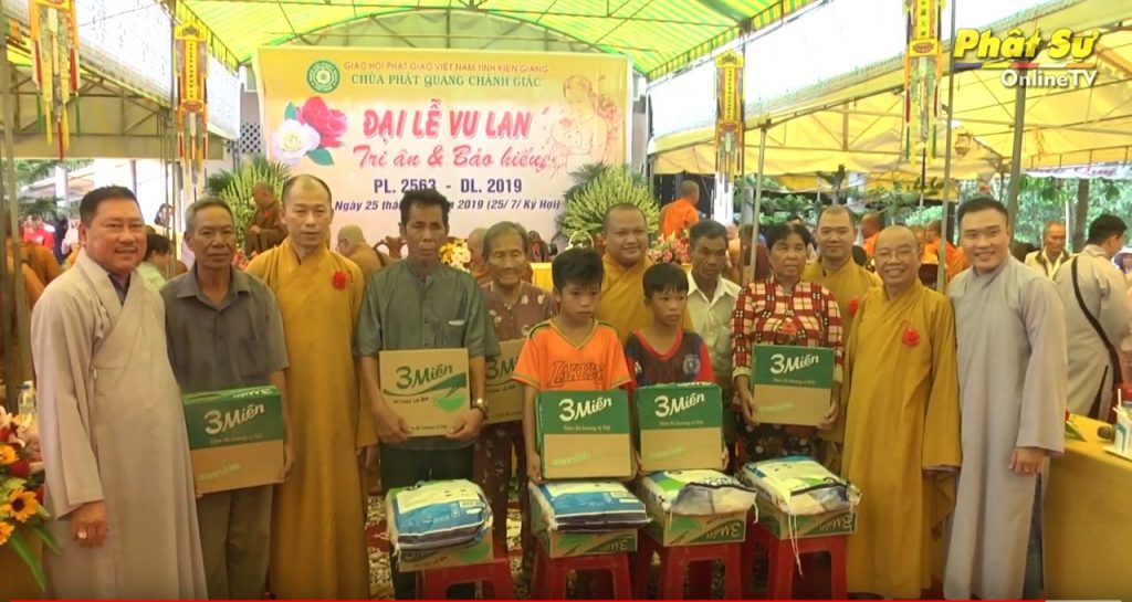 [Video] Kiên Giang: Chùa Phật Quang Chánh Giác trang nghiêm tổ chức Đại lễ Vu lan tri ân và Báo hiếu