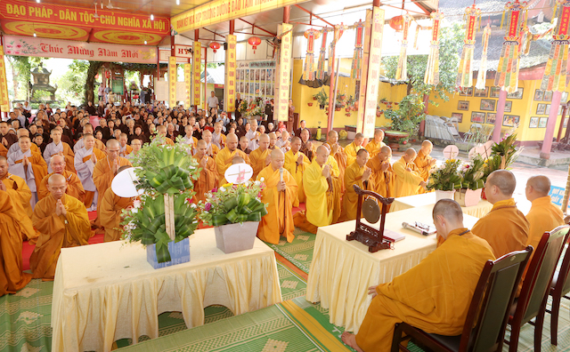 Thái Nguyên: Trường hạ chùa Phù Liễn làm lễ Tự Tứ