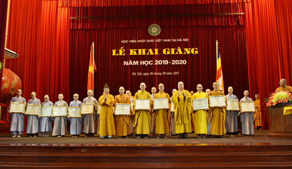 Hà Nội: Học viện Phật giáo Việt Nam tổ chức lễ Khai giảng năm học mới 2019-2020