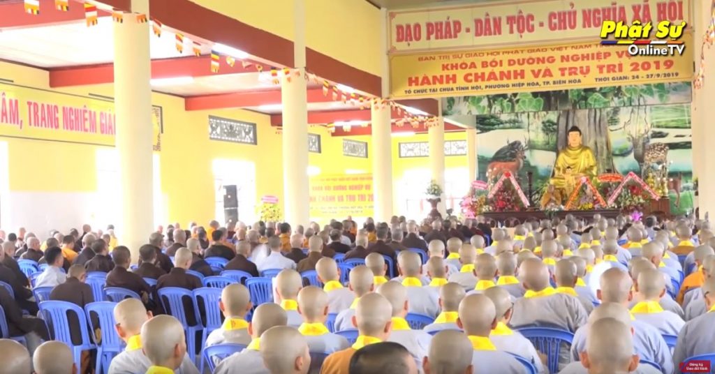 [Video] ĐỒNG NAI: NGÀY THỨ 3 CỦA KHÓA BỒI DƯỠNG HÀNH CHÁNH - TRỤ TRÌ 2019