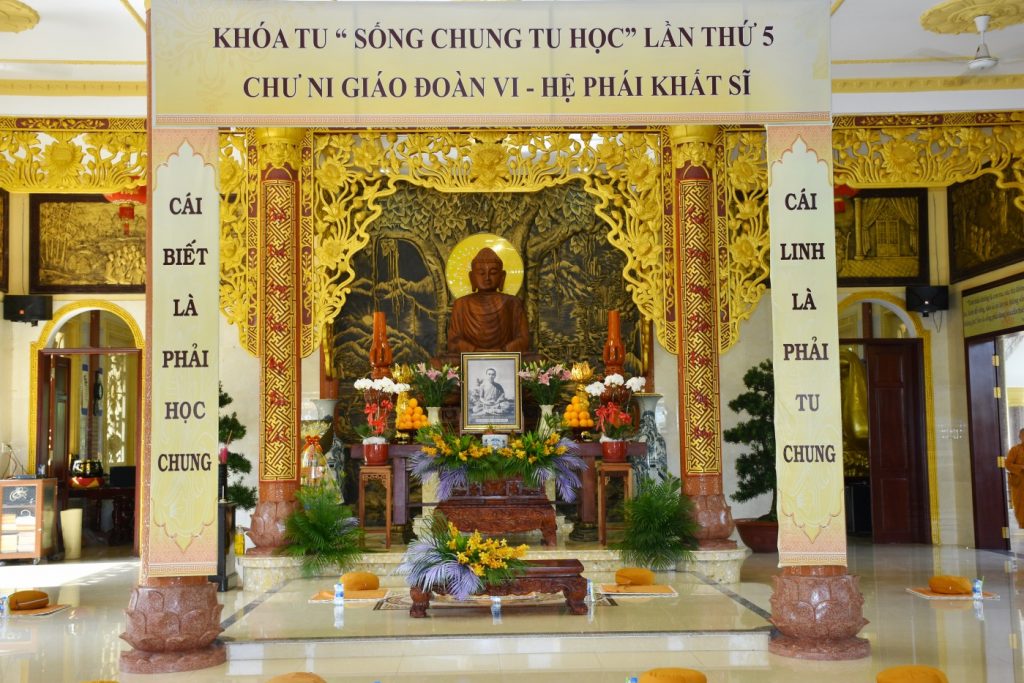 Bình Phước: Khai mạc khóa tu truyền thống Ni giáo đoàn 6 lần thứ 5