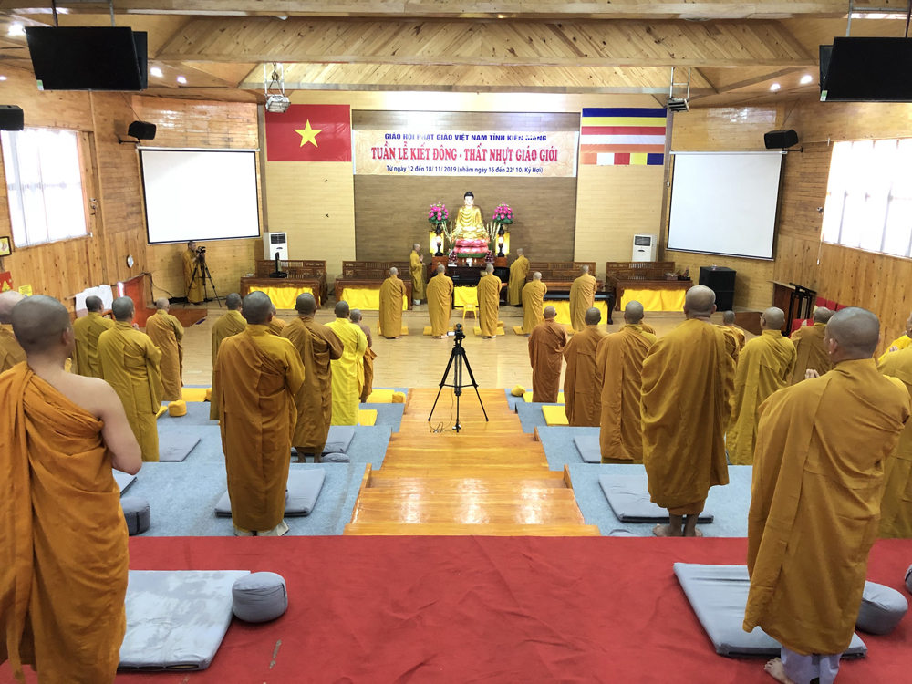 Kiên Giang: Đạo tràng tổ đình Phật Quang cúng dường nhân tuần lễ "Kiết đông - Thất nhựt giáo giới"