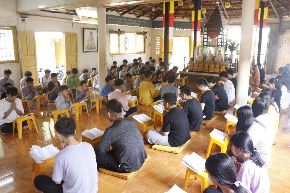 TP. Cần Thơ: Tịnh xá Ngọc Liên tổ chức khóa tu lần thứ 6 "Niềm Vui Ở Đây…”