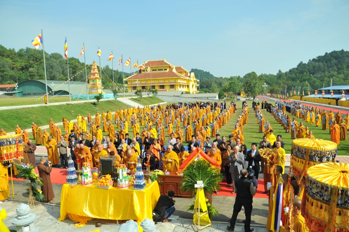 Lễ khánh thành và an vị Bảo tháp Viên Quang tại Học viện Phật giáo Việt Nam tại Hà Nội