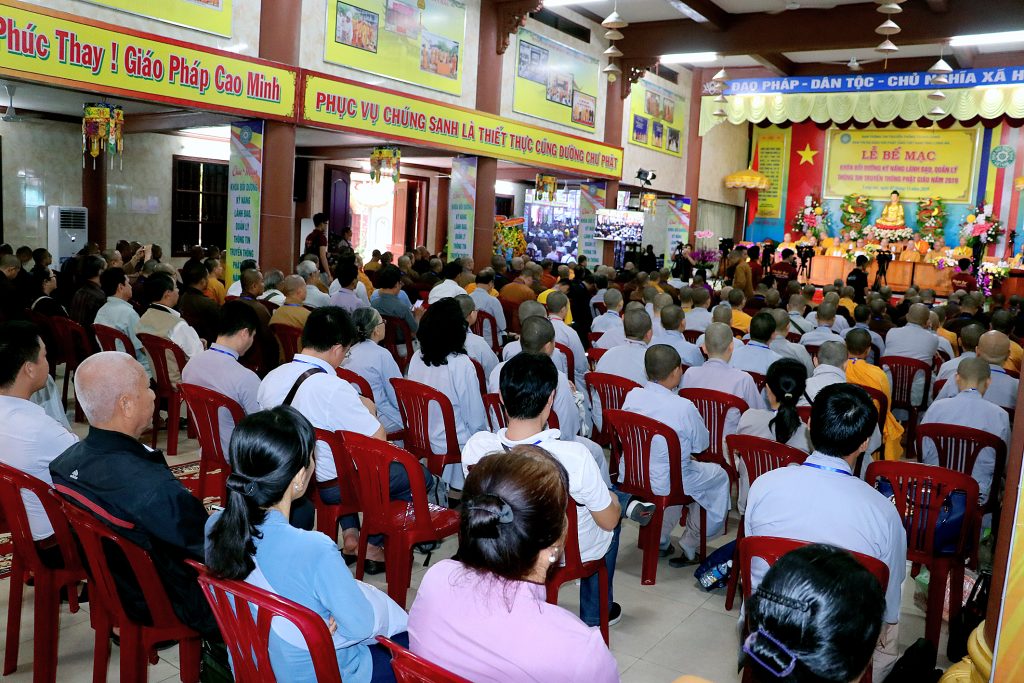Long An: Lễ Bế mạc khóa bồi dưỡng Thông tin truyền thông Phật giáo