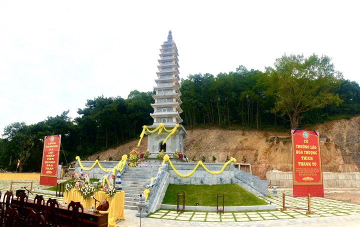 [Video] Hà Nội: Lễ khánh thành và an vị Bảo tháp Viên Quang tại Học viện Phật giáo Việt Nam Sóc Sơn