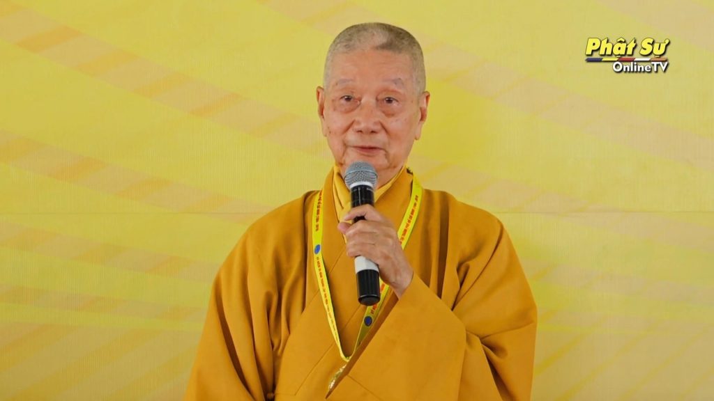 [Video] TP.HCM: HT.THÍCH TRÍ QUẢNG BAN ĐẠO TỪ TRONG BUỔI HỌP MẶT HỘI CỰU SINH VIÊN HVPGVN