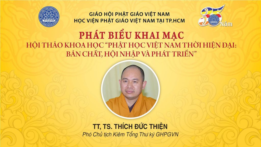 [Video] TT.TS THÍCH ĐỨC THIỆN: NHU CẦU PHÁT TRIỂN GIÁO DỤC PHẬT GIÁO TẠI VIỆT NAM