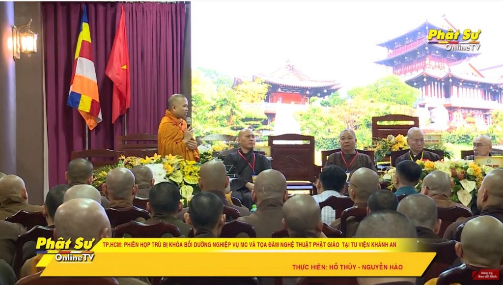 [Video] TP.HCM: Phiên họp trù bị khóa bồi dưỡng nghiệp vụ MC và hội thảo nghệ thuật PG tại tu viện Khánh An