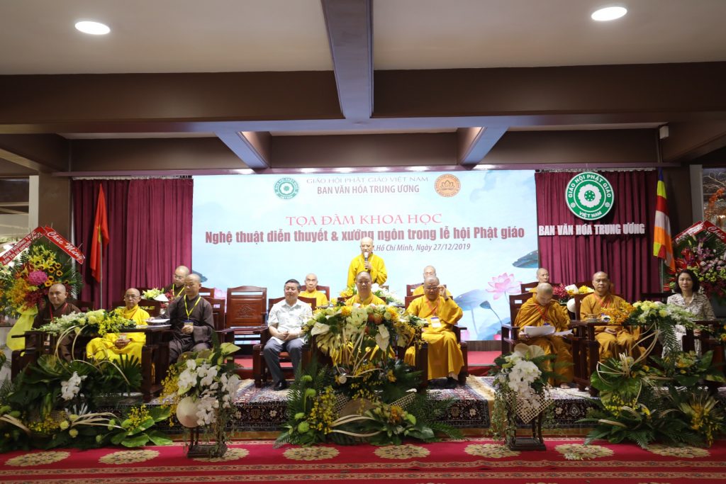 TP.HCM: Ban Văn hóa Trung ương tọa đàm khoa học "Nghệ thuật diễn thuyết xướng ngôn trong Phật giáo"