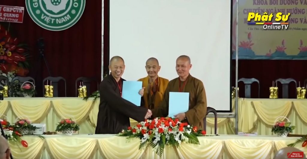 Cần Thơ: Kênh Phật Sự Online ký kết bảo trợ truyền thông cho ban Hướng dẫn Phật tử TƯ GHPGVN