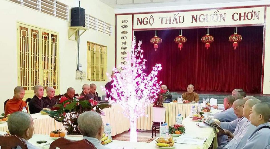Vĩnh Long: Phật giáo huyện Long Hồ Tổng kết công tác Phật sự năm 2019