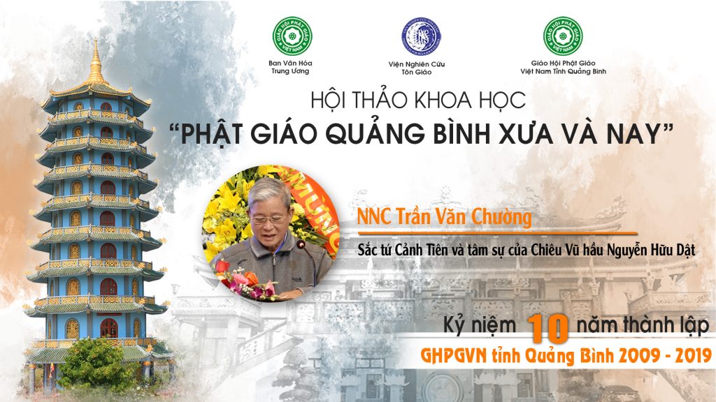 HTKH: Phật Giáo Quảng Bình Xưa & Nay - NNC Trần Văn Chưởng phát biểu tham luận.