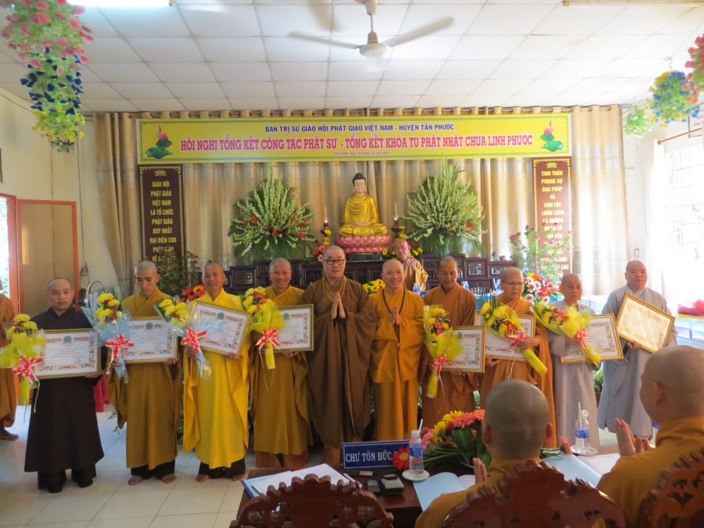 Tiền Giang: Ban Trị sự Phật giáo huyện Tân Phước tổng kết công tác Phật sự năm 2019