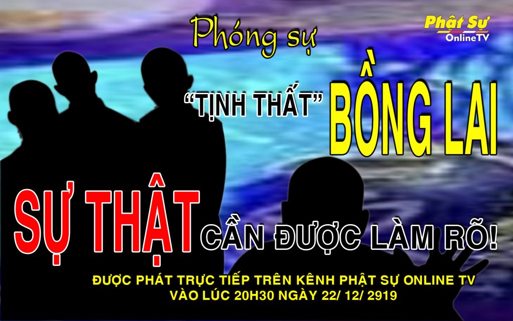 [Video] " Tịnh thất" Bồng Lai - Sự thật cần được làm rõ