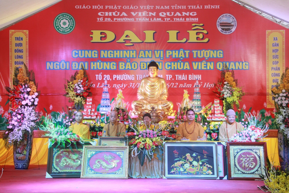 Thái Bình: Khánh thành chùa Viên Quang sau 7 năm xây dựng