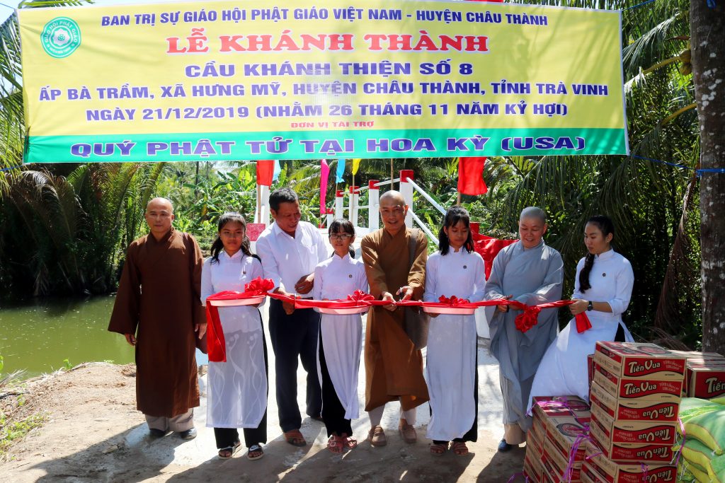 Trà Vinh: Lễ Khánh thành, bàn giao cầu Khánh Thiện số 8