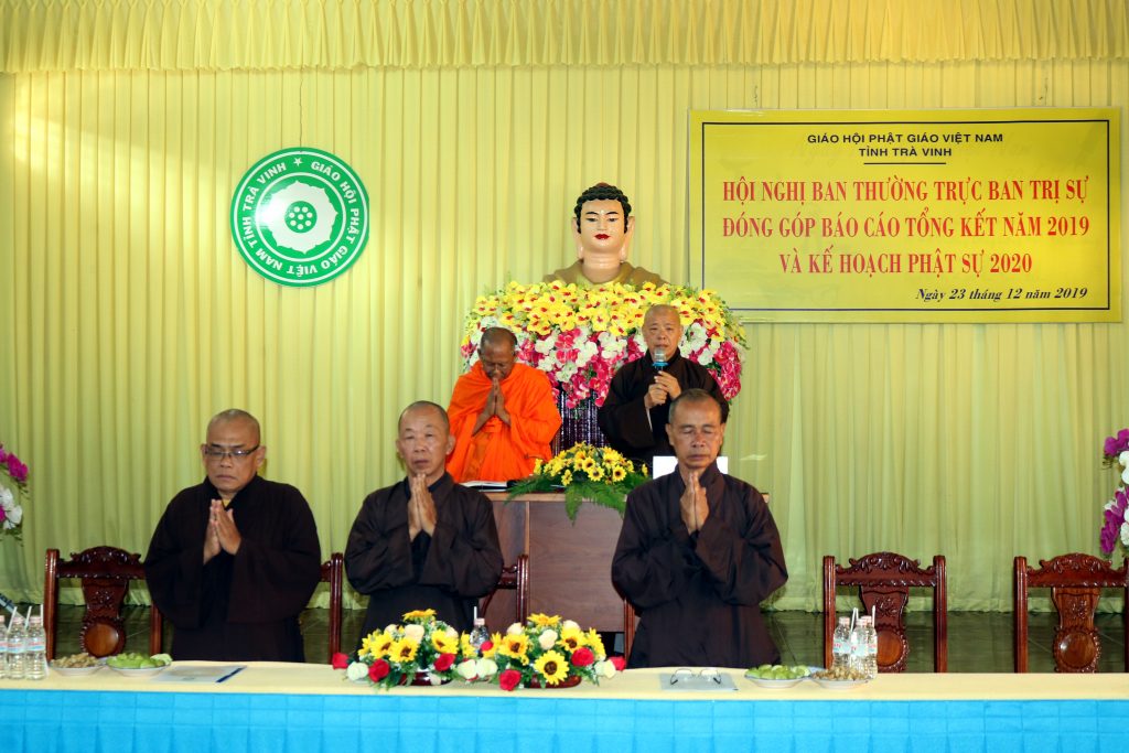 Trà Vinh: Hội nghị của Ban Thường trực Ban Trị sự Phật giáo tỉnh
