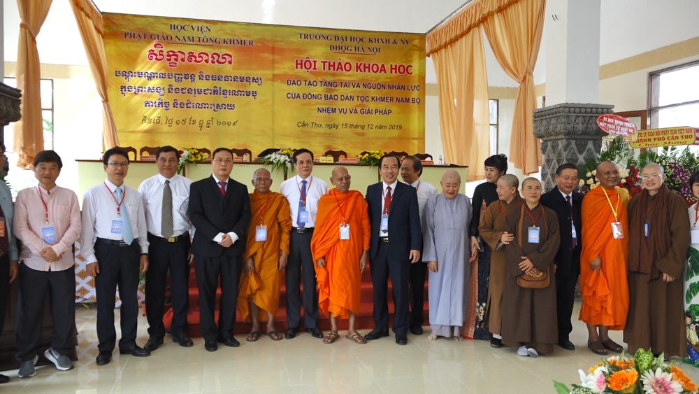 [Video] Cần Thơ: Học viện PGNT Khmer tổ chức hội thảo về nhiệm vụ và giải pháp đào tạo
