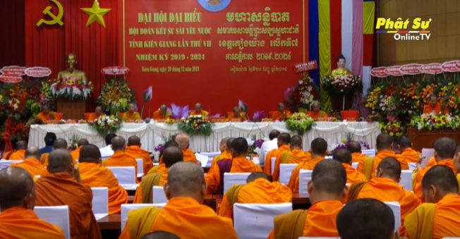 [Video] Kiên Giang: Hội đoàn kết Sư sãi yêu nước tỉnh Kiên Giang tổ chức Đại hội lần thứ VII (2019 - 2024)