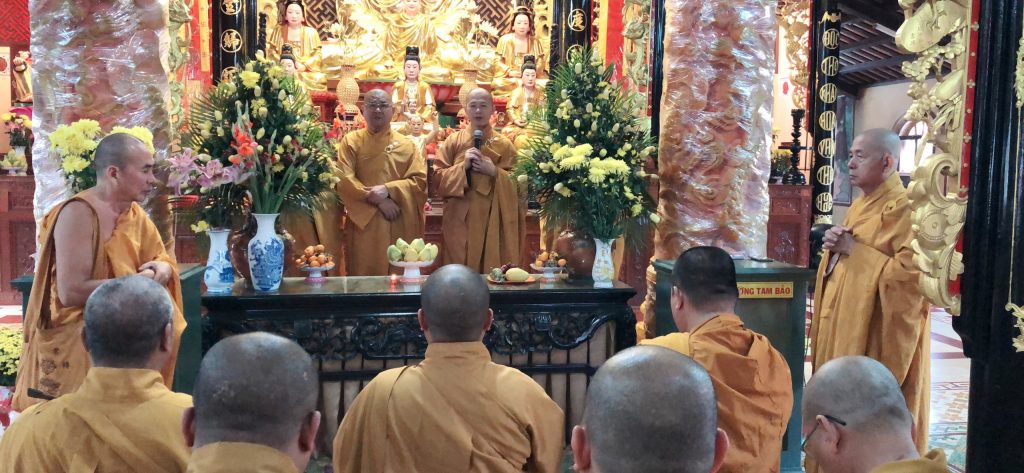 [Video] Kiên Giang: Chư Tôn đức Tăng Ni họp mặt đầu xuân Canh Tý và chúc Tết lãnh đạo Ban Trị sự