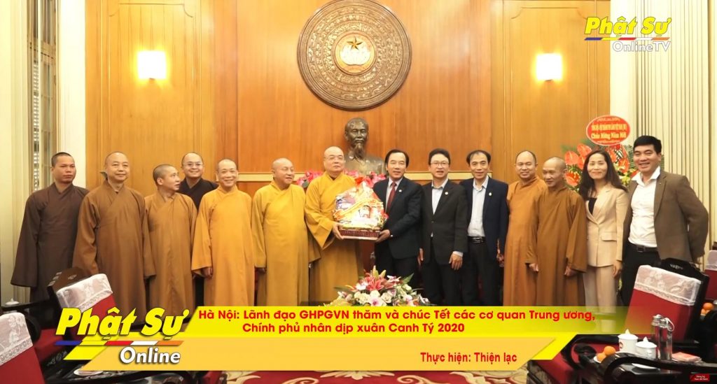 [Video] Hà Nội: Lãnh đạo GHPGVN thăm và chúc Tết các cơ quan Trung ương, Chính phủ nhân dịp xuân Canh Tý