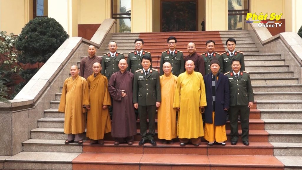 [video] Hà Nội: Trung ương Giáo hội Phật giáo Việt Nam chúc Tết Bộ Công An nhân dịp Tết Canh Tý 2020