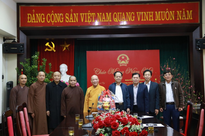 BTS GHPGVN TP. Hà Nội thăm, chúc Tết các cơ quan ban ngành trên địa bàn thành phố