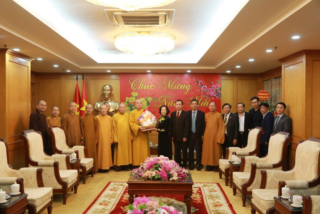 Hà Nội: Lãnh đạo GHPGVN thăm và chúc Tết các cơ quan Trung ương, Chính phủ nhân dịp xuân Canh Tý 2020