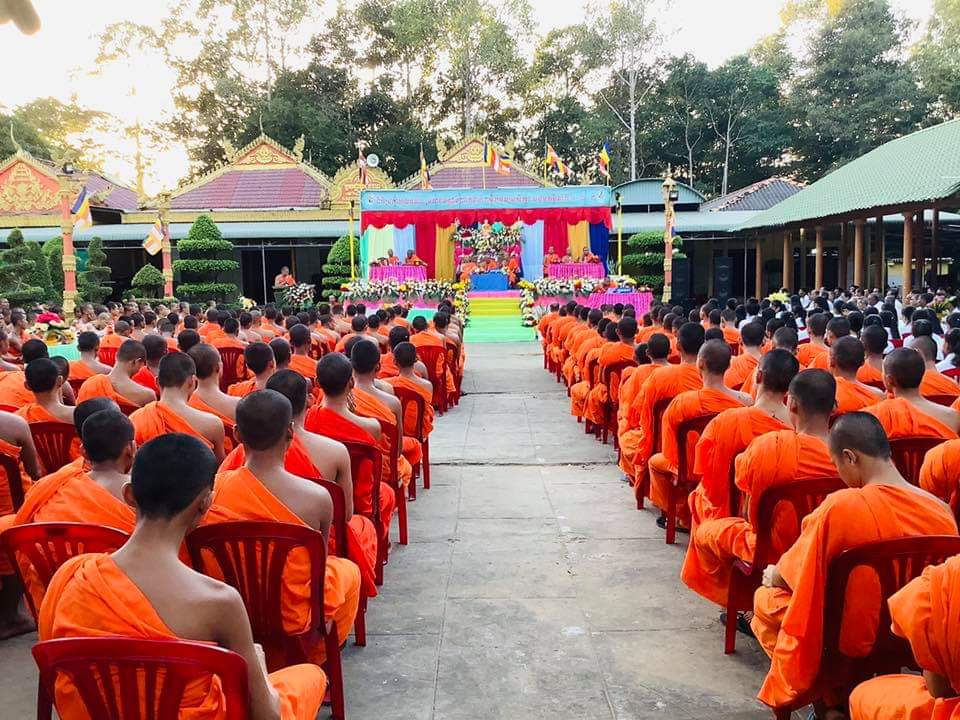 Trà vinh: Hội Đoàn kết Sư sãi Yêu nước huyện Cầu Ngang Thi tổng kết lớp Sơ cấp Pali - Khmer năm học 2019 - 2020