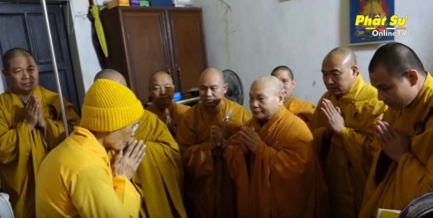 [Video] Hà Nội: Trung ương GHPGVN đảnh lễ khánh tuế, chúc mừng xuân mới Đức Pháp chủ GHPGVN