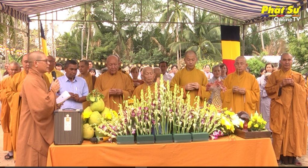 [Video] Kiên Giang: Chùa Giác Đạo động thổ xây dựng Chánh điện và an vị tượng Bồ Tát Quán Thế Âm