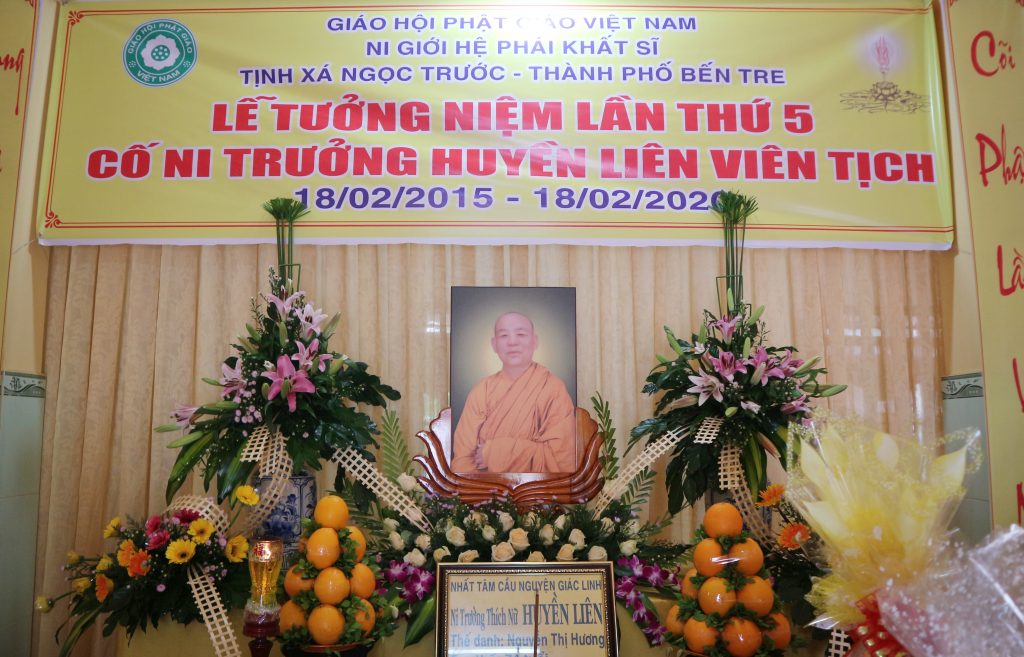 Bến Tre: Lễ Húy kỵ, tưởng niệm Giác linh Cố Ni trưởng Thích nữ Huyền Liên