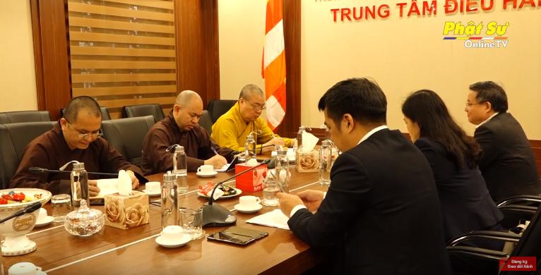 [Video] Hà Nội: Ban Tôn giáo Chính phủ thăm, làm việc với TƯ GHPGVN tại chùa Quán Sứ