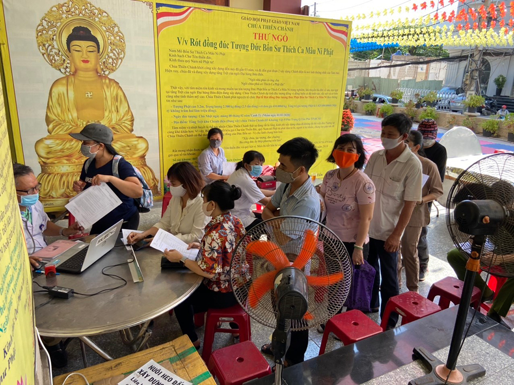 TP.HCM: Chùa Thiên Chánh tổ chức Hiến Máu Nhân Đạo lần thứ 19