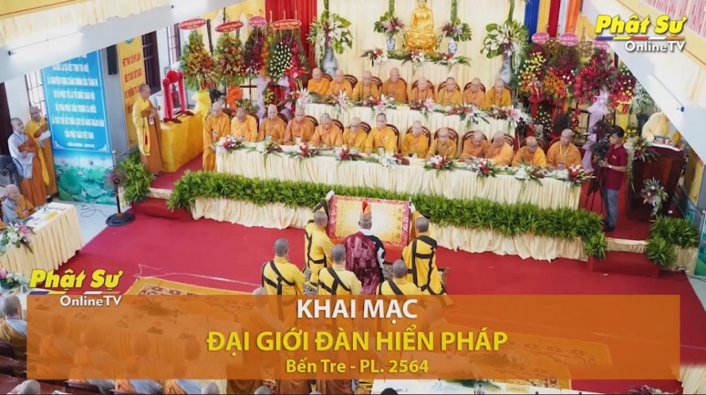 [Video] Bến Tre: Khai mạc Đại giới đàn Hiển Pháp PL.2564_ DL.2020