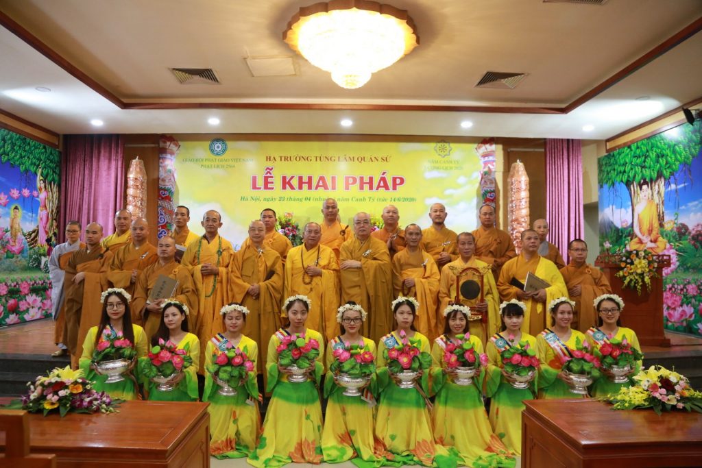 [Video] Hà Nội: Trường hạ Tùng lâm Quán Sứ khai pháp An cư kiết hạ PL.2564