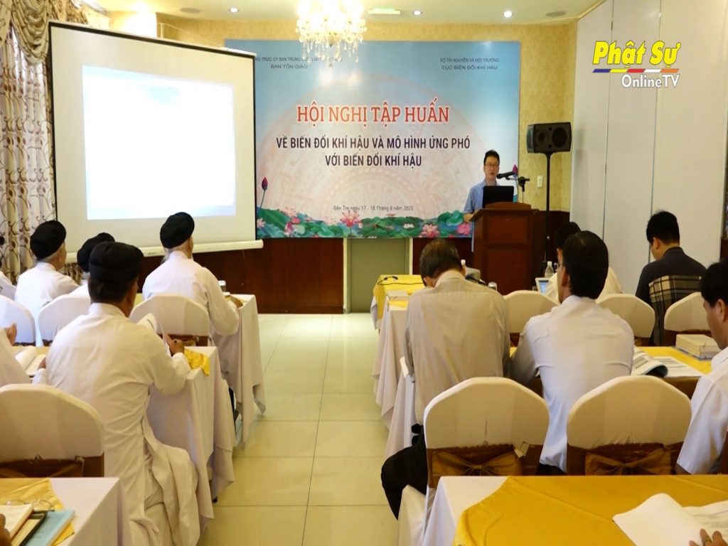 [Video] Bến Tre: Hội Nghị ngày thứ 02, tại khóa tập huấn về biến đổi khí hậu và kỹ năng ứng phó cho chức sắc tôn giáo trên địa bàn tỉnh