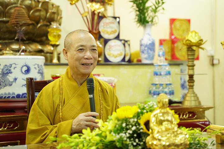 Hà Nội: HT.Thích Bảo Nghiêm thuyết giảng tại chùa Cát Linh