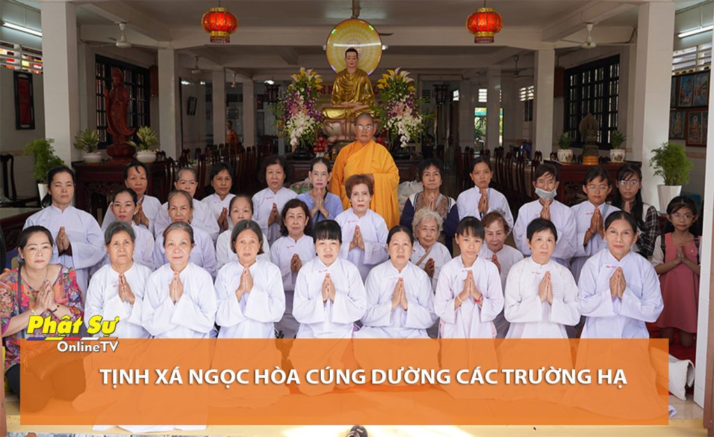 [Video] Kiên Giang: Tịnh xá Ngọc Hòa cúng dường các trường hạ