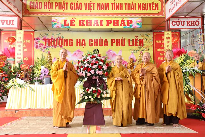 Thái Nguyên: Lễ khai Pháp PL.2564 tại trường hạ chùa Phù Liễn