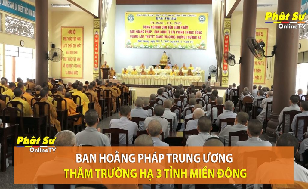 [Video] Ban Hoằng pháp Trung ương thăm trường hạ 3 tỉnh miền Đông