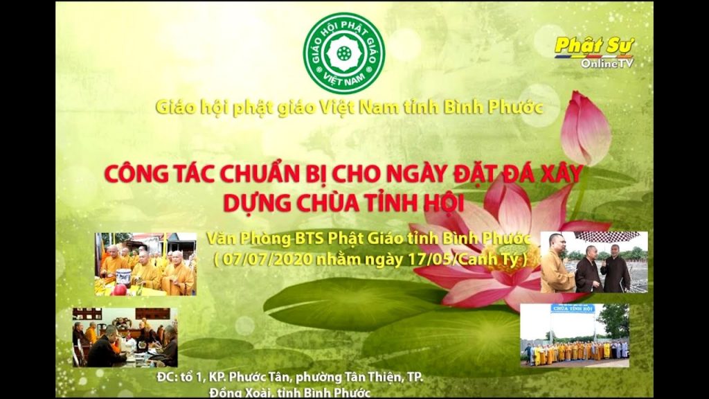 [Video] Bình Phước: Công tác chuẩn bị cho ngày đặt đá xây dựng chùa Tỉnh Hội
